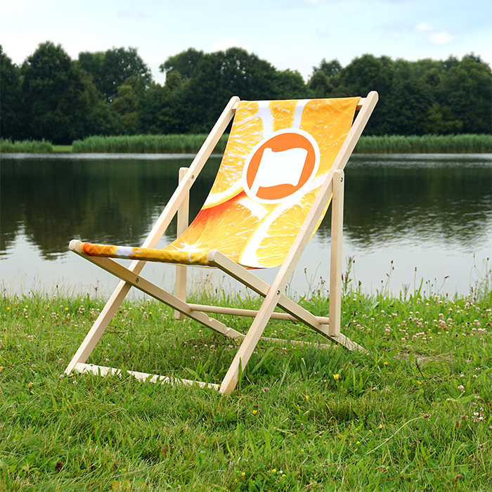 Strandstoel zonder leuning