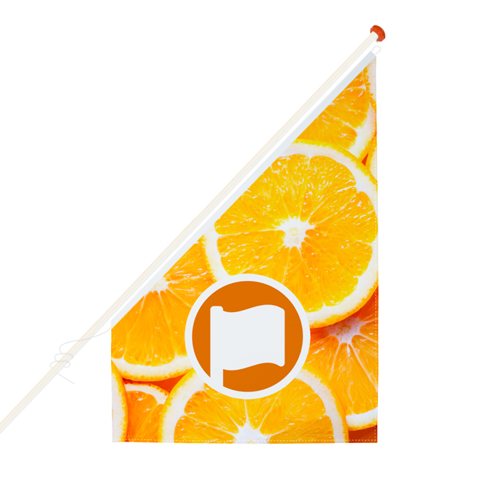 Kioskvlag 68x68x136cm