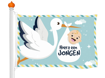 Geboortevlag Jongen